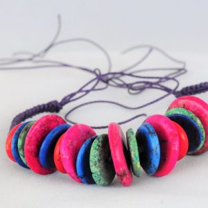 Bracelet Multi-Color Howlite