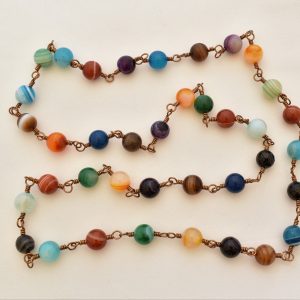 Handelskade: Rosary linked Necklace Multicolor